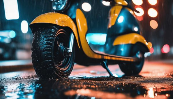 Quel pneu scooter choisir pour rouler sous la pluie ?